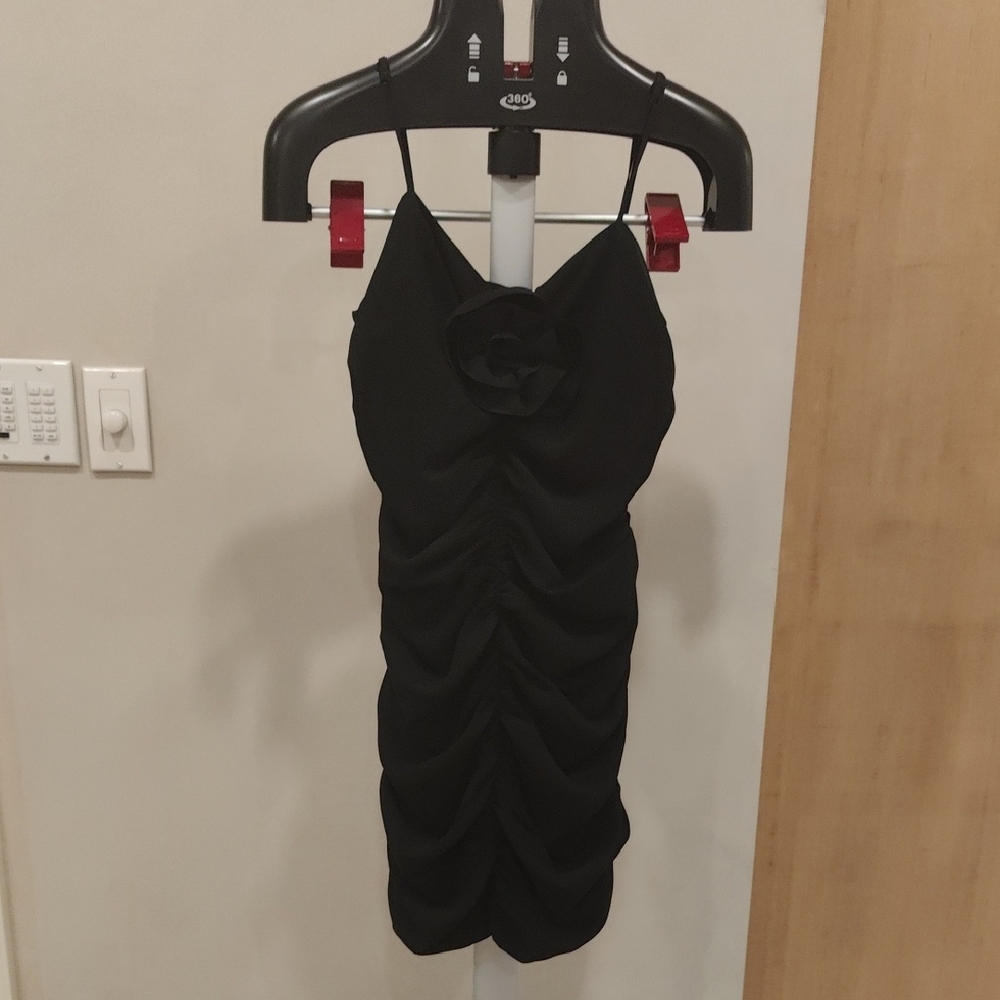 Dynamite Black Spaghetti Strap Bodycon Mini Dress